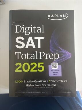 Kaplan Digital SAT Total Prep 2025 – practice tests new condition unused